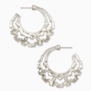 Kendra Scott Shiva hoop earrings in Silver